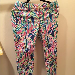 Lilly pulitzer kelly pants size 4